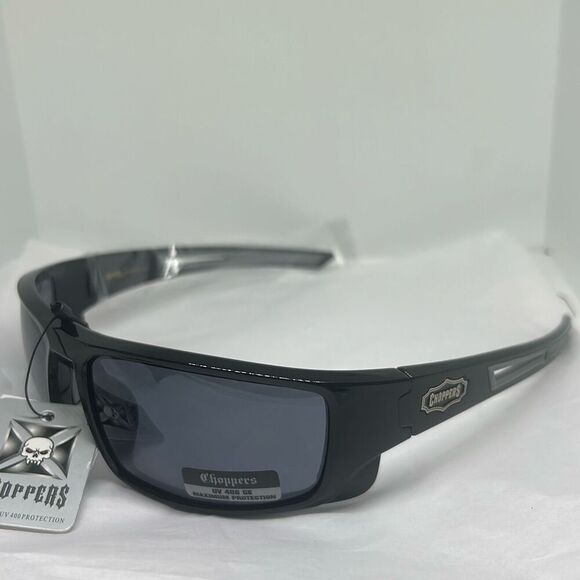 Choppers Model 6765 Wrap Sunglasses UV400 Protection Men’s Biker Style - Picture 1 of 3